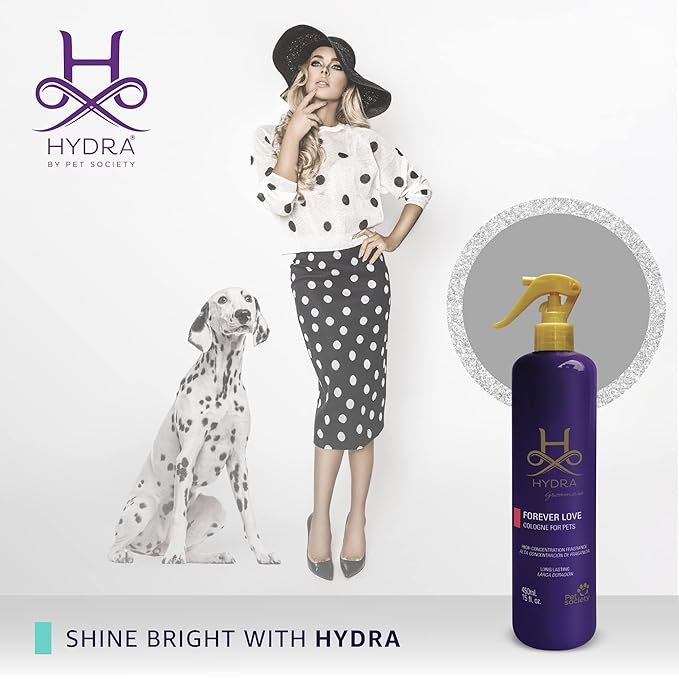 Hydra Forever Love Pet Cologne, Finishing Cologne for Dogs and Cats, Grooming Spray, 15 FL.OZ