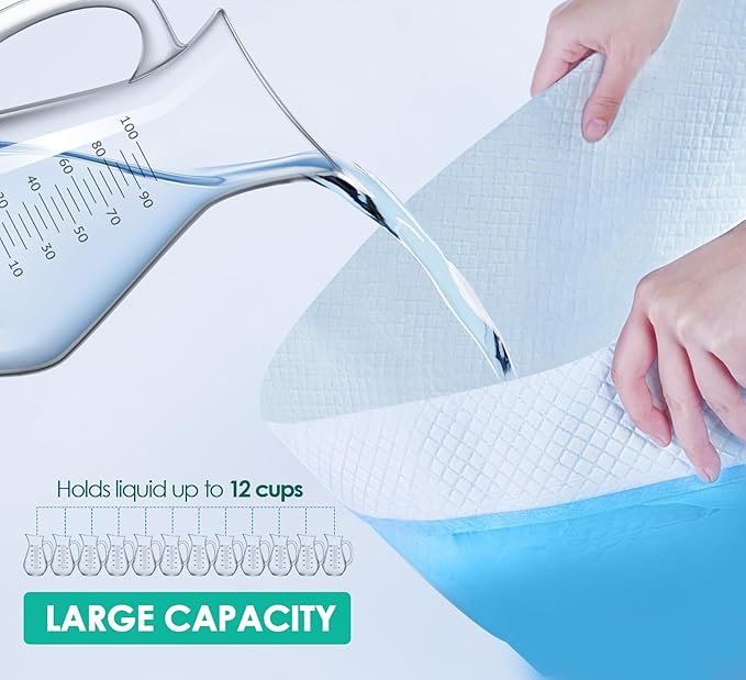 JollyMate Dog Pee Pads Extra Large 36"x36", 30 Pack X-Large Super Absorbent Pet Training Pads with Adhesive Tabs, 6 Layers Thick Leak-Proof Potty Pads for Dogs and Puppies