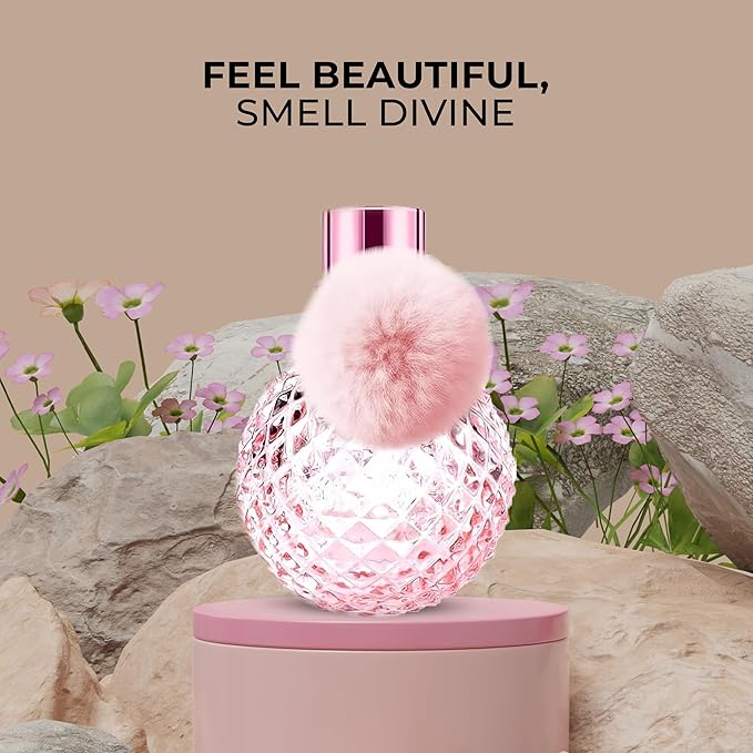 Women's Perfume Set - 2 Pack Eau de Parfum Spray 3.4 Oz Each | Floral Jasmine & Sweet Vanilla with Bergamot & Woody Notes | Long Lasting Original Scent Gift Set for Women (MilaWR&Sugar Candy)