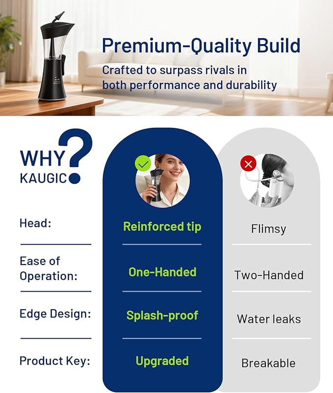 Upgraded Manual Ear Wax Removal Kit, 2-in-1 Water Tank Ear Irrigation Flushing System - Ergonomic Effort-Saving Button, One-Hand Operation, Soft Silicone Tips, Safe & Comfortable for Home Use