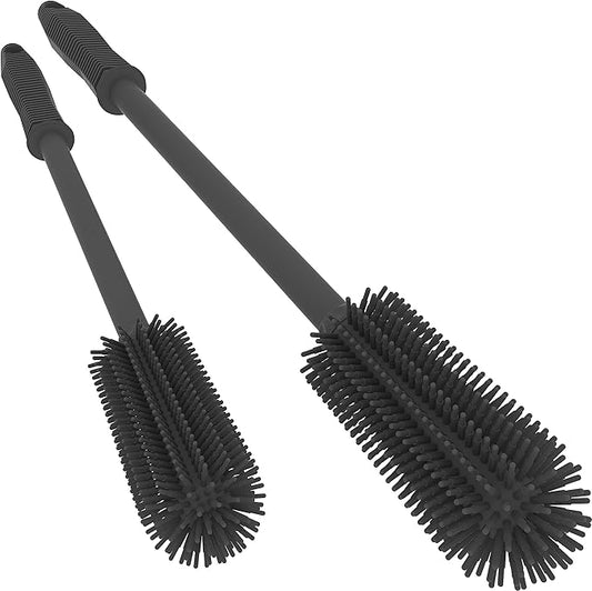 Silicone Bottle Cleaning Brush | 2 Pack|, 16”Long Water Bottle Brush Cleaner Brush for Cleaning Plastic & Metal Bottles,Coffee Cups,Thermos
