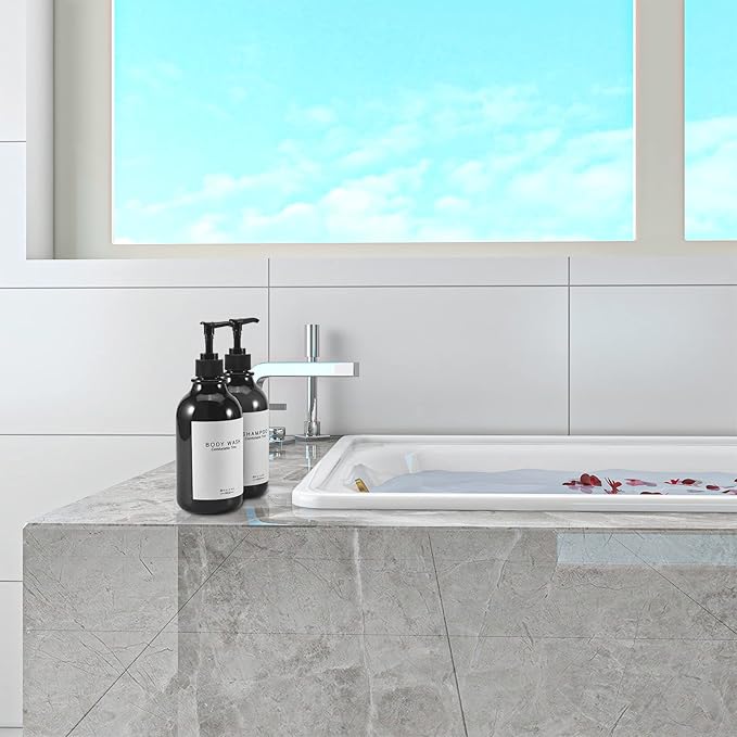 Shampoo and Conditioner Dispenser for Shower Wall,Shower Soap Dispenser 3 Chamber No Drill,Refillable for Shampoo Lotion Oil Shower Soap Hand Soap and Dish Soap…