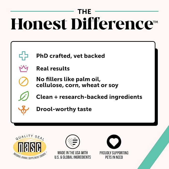 Pet Honesty Fresh Dental Bites for Cats - Crunchy & Creamy Cat Dental Treats for Fresh Breath, Plaque + Tartar Control, Cleans Teeth + Gums, Daily Cat Oral Care (30 Day Supply)