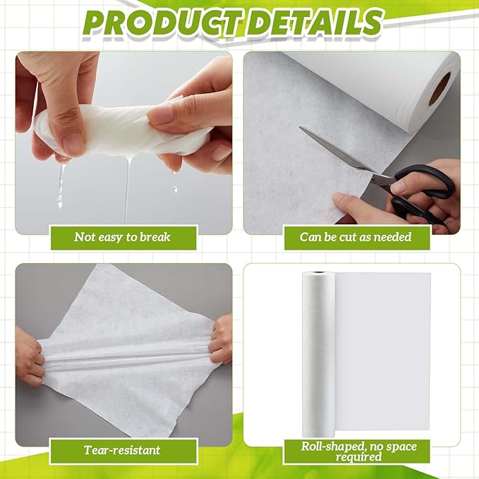 100 ft x 22 Inch Bird Cage Liner Disposable Cages Cushion Pad Mat Precut Absorbent Bird Cage Paper Large Parakeet Cage Liners Accessories for Pet Animal Bird Parrot (White)