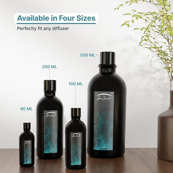 4 Luxury Essential Oil for Diffusers - Uplifting Fruity & Citrus Aromatherapy with Orange & Peach - Vibrant Scent for a Cheerful Home