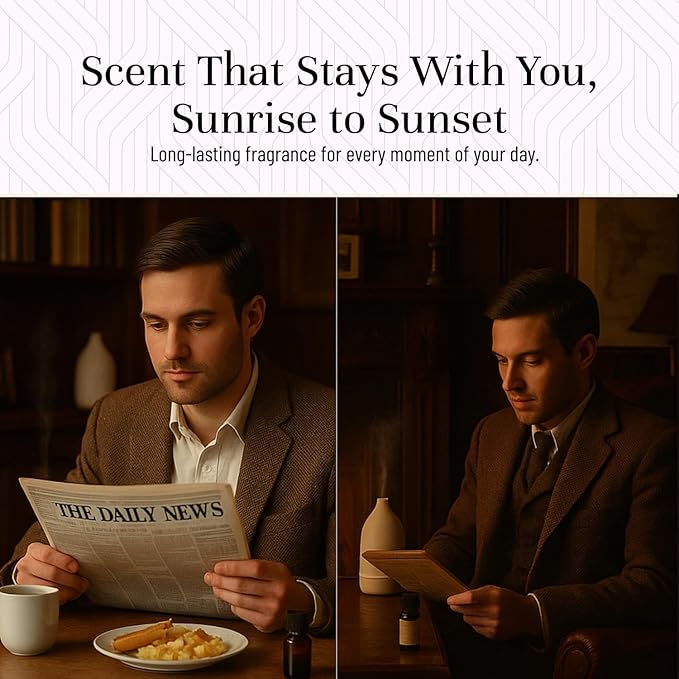 P&J Trading Fragrance Oils for Diffusers for Home Fragrance Scents for Candle Making - Soap Making Supplies - Car Diffuser Scents - Essential Home Gift Set - Gentlemen's - Cedar, Sandalwood & More