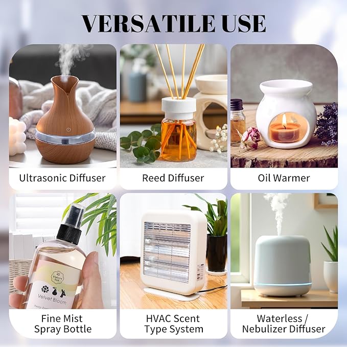 White Tea Essential Oil for Diffusers,100% Natural Long-Lasting Hotel Scent for Home&Office | Refill for Ultrasonic Machine, Room Spray, Air Freshener, HVAC