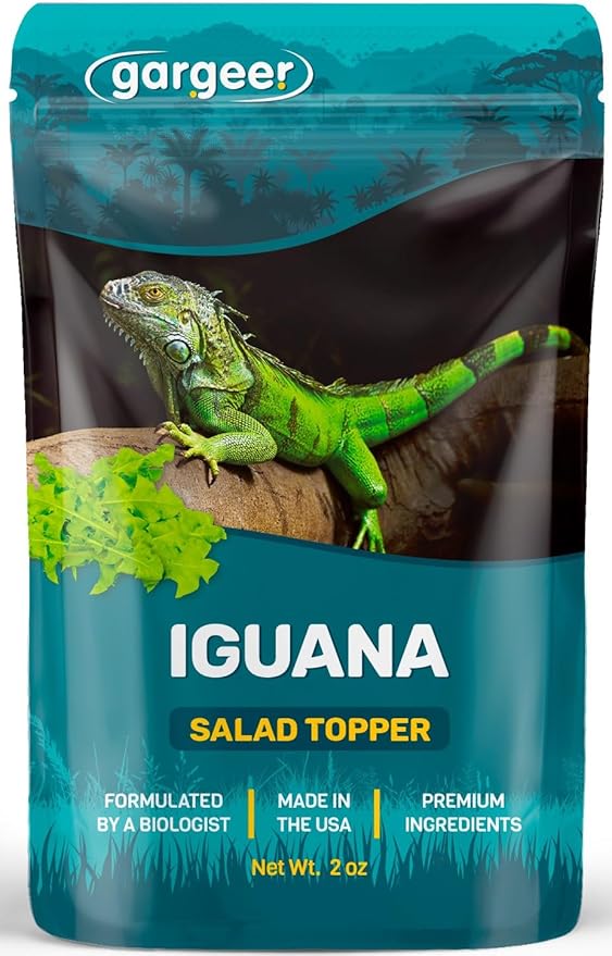 2oz Iguana Salad Topper. Supercharge Juveniles & Adults Appetite, Health & Immune System. Complete Diet Food Supplement, Rich with Vitamins & Minerals, Amino & Antioxidants, Made in The USA. Enjoy!