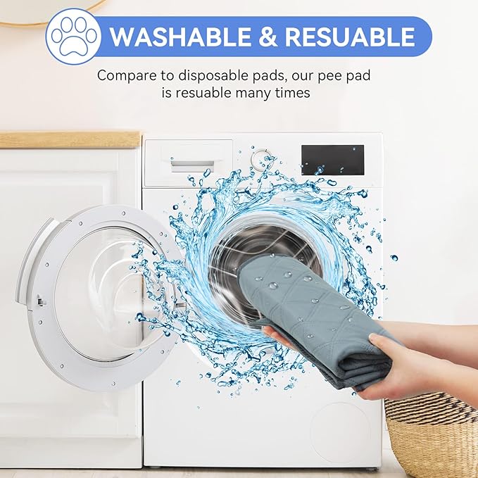 Dog Playpen with 2 Washable Pee Pad, Puppy Pet Cat Playpen Small AnimalsTent Crate Indoor/Outdoor, Portable Pop Up Kennel with Carrying Case(Grey with 2 Pads, Small (29" x 29" x 17"))