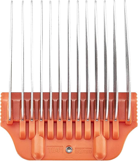 32MM 1 1/4Inch Pet Grooming Clipper Attachment Guard Comb, for Wide A5 Blades, Compatible with Andis, Conair, Wahl, Laube, Thrive, Bucchelli, or other A5 Series, Only Fit for 10W/15W/30W Wide Blade