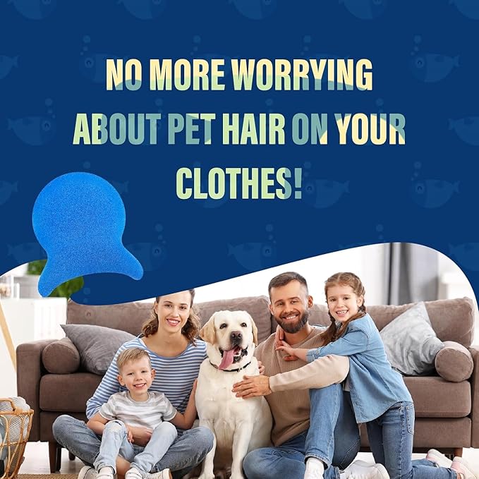 6 Pcs Pet Hair Remover for Laundry, Reusable Laundry Pet Hair Remover, Laundry Filter Balls for Dryer Sheets Pet Hair