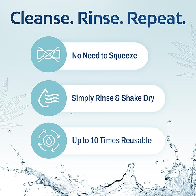 HartFelt 7 Pack Body Exfoliation Beauty Box with Body Wash Scrubber | Super Soft Exfoliating Bath Sponges for Shower Women & Men | Chemical-Free Bathing Sponge Set for Dead Skin Removal | Gift Box