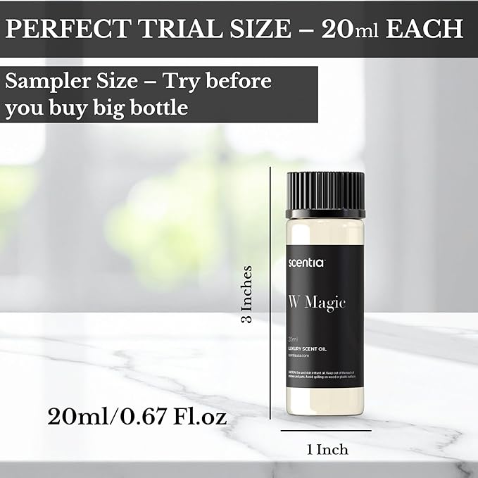 My Way Hotel Diffuser Oil | Aromatherapy Fragrances Inspired by 5-Star Hotels | Luxurious Scents Gift Set-5x20ml Bottles Set-The 1 Hotel Miami Beach & 5-Star Hotels - Thanksgiving & Holiday Gift