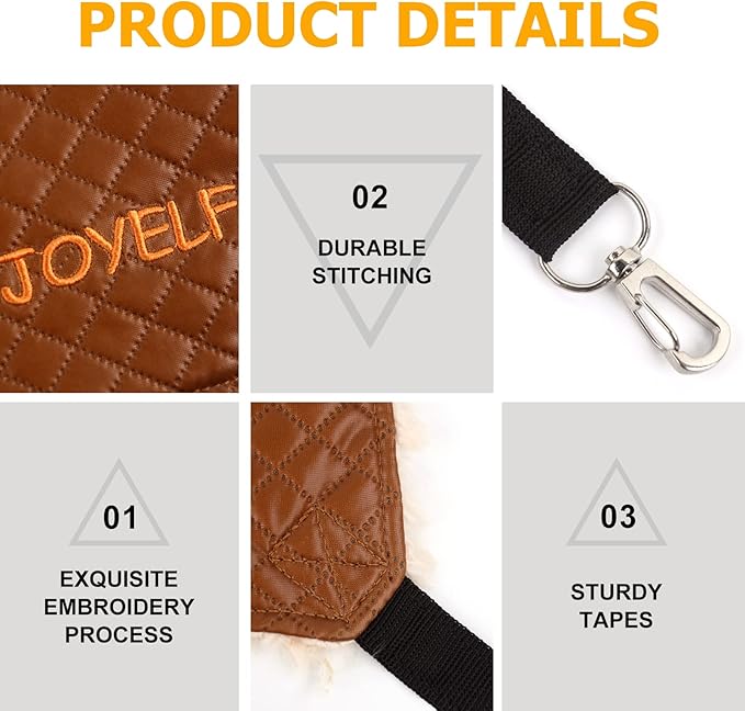 JOYELF Cat Hammock Bed, Medium Reversible Cage Hammock Hanging Soft Bed for Kitten, Ferret, Puppy or Small Pet