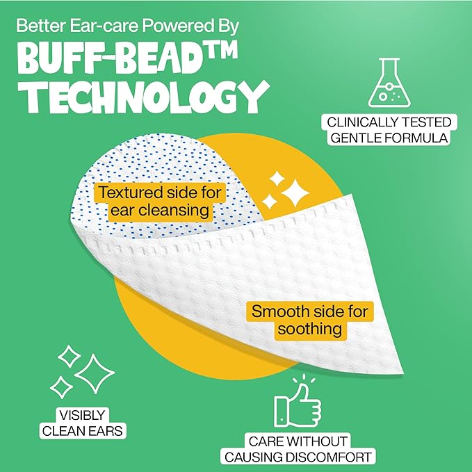 Dog Ear Cleaner Wipes 100 Counts - Pet Ear Wipes to Remove Wax, Dirt, Relieve Ear Itching & Inflammation for Dogs & Cats