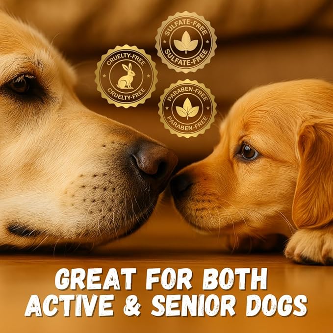 KELEBS Dog Arnica Massage Oil | Pain Relief for Muscles, Arthritis, HIPS, and Joints | for Active & Senior Dogs | Organic Essential Oil Blend with Arnica | Glass Bottle