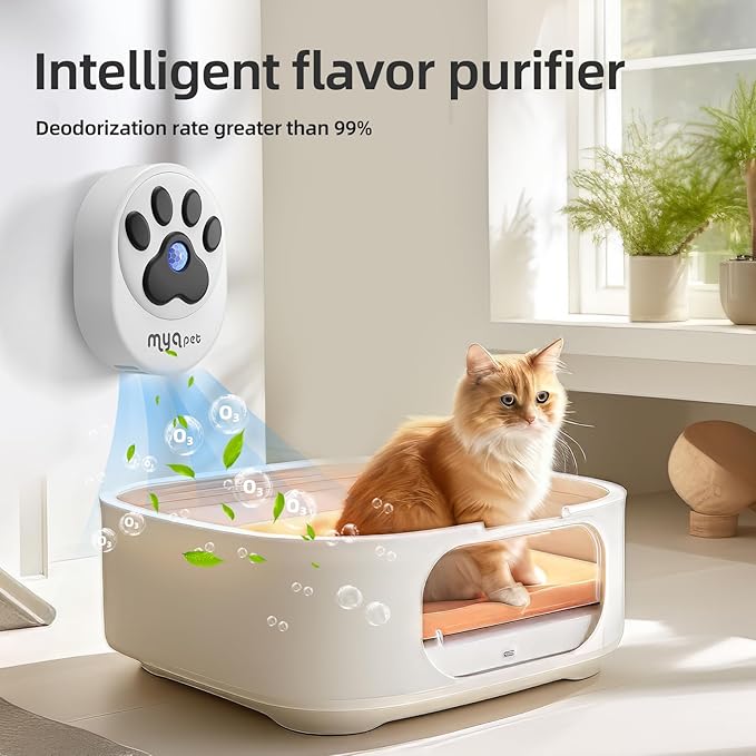 Cat Litter Deodorizer (99% Deodorization) Dust-Free for All Kinds of Cat Litter Box, Bathroom, Kitchen and Others. Litter Box Odor Eliminator 99.9%