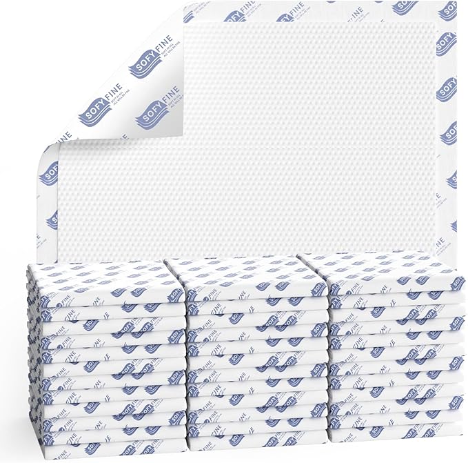 Extra Large Disposable Bed Pads 36"x 48"(60 Count) Adult Chucks Incontinence Underpads,Thicken Premium Tear Resistant Waterproof Pee Pads for Elderly,Kids,10X Super Absorbency Puppy Training Pads