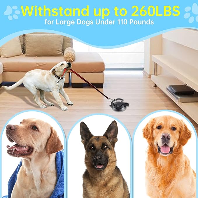 HLOGREE 2PCS Heavy Duty Dog Bathing Suction Cup for Large Dog within 110LBS, Pet Dog Cat Bath Holder Suction Cup Anchor for Grooming Bathtub Restraint, for Shower, Bathing, Blowing, Trimming- NO LEASH