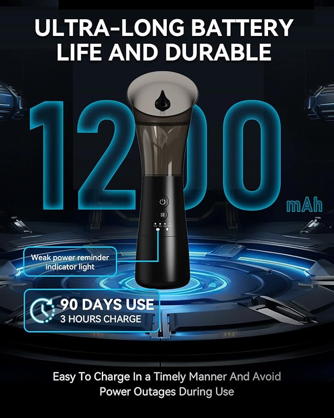 Ear Wax Removal Kit with Integrated Waste Tank, Safe Water Ear Cleaner with Temperature Sensor, 4 Pressure Modes for Varying Earwax Levels – Effective Smart Electric Ear Cleaning for Family Use