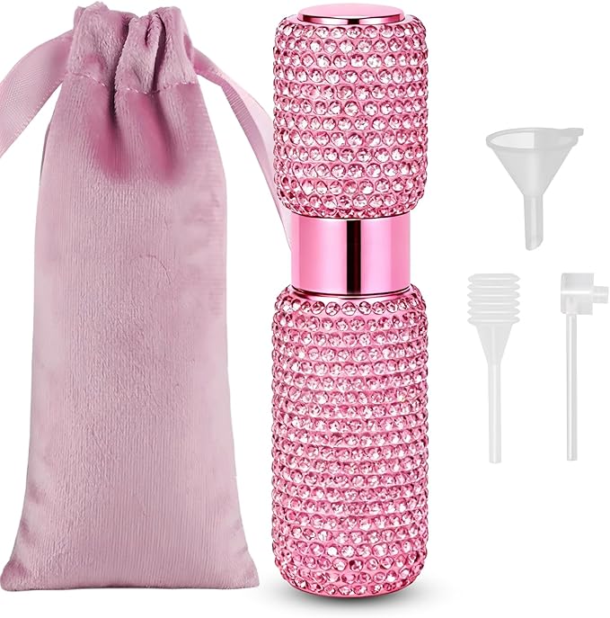 Portable 8ML Perfume Travel Refillable Bottle, Travel Size Perfume Refill Atomizer Bottle,Mini Spray Bottle Empty for Refill