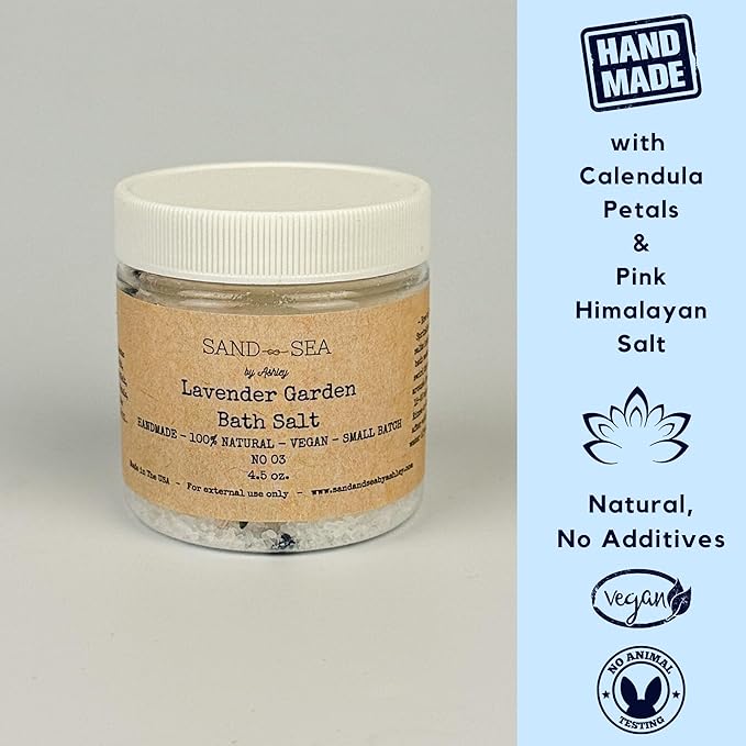 Bath Gift Set for Women, Handmade Gifts For Women, Relaxing, Pampering & Beauty Gift Basket, Unique Spa Kit for Woman, Mom, Best Friend Self Care Gift Box 13 pc (Lavender Garden)