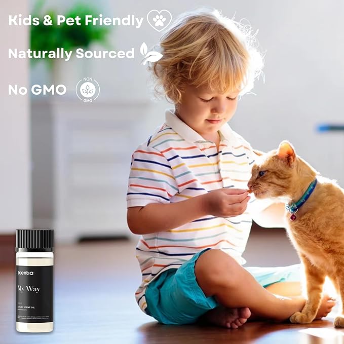 Scentia My Way Hotel Diffuser Oil Inspired by The 1 Hotel Miami Beach- 50 ml 1.69 fl oz - Essential Oil Blend Sandalwood, Cedar & Lemon Notes for Aromatherapy Diffusers Humidifiers, Thanksgiving Gift