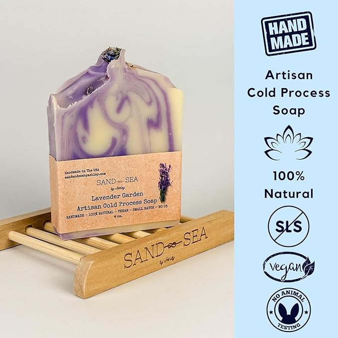 Bath Gift Set for Women, Handmade Gifts For Women, Relaxing, Pampering & Beauty Gift Basket, Unique Spa Kit for Woman, Mom, Best Friend Self Care Gift Box 13 pc (Lavender Garden)