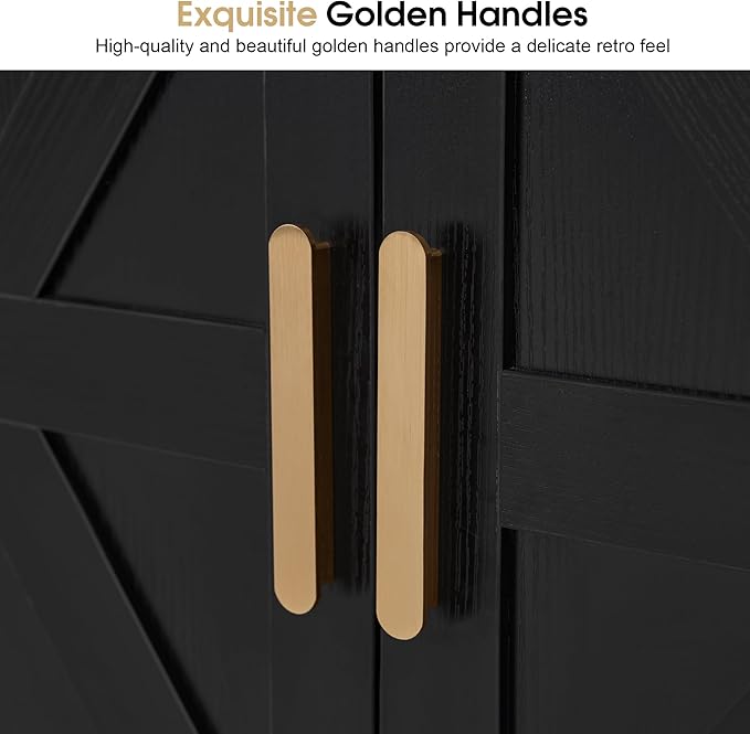 BarberPub Portable Shampoo Station, Shampoo Bowl with Cabinet & Drawer, Salon Geometric Finish Station with Sprayer Faucet, Barber Storage Equipment with Hair Wash Backwash Sink 3439 (Black)