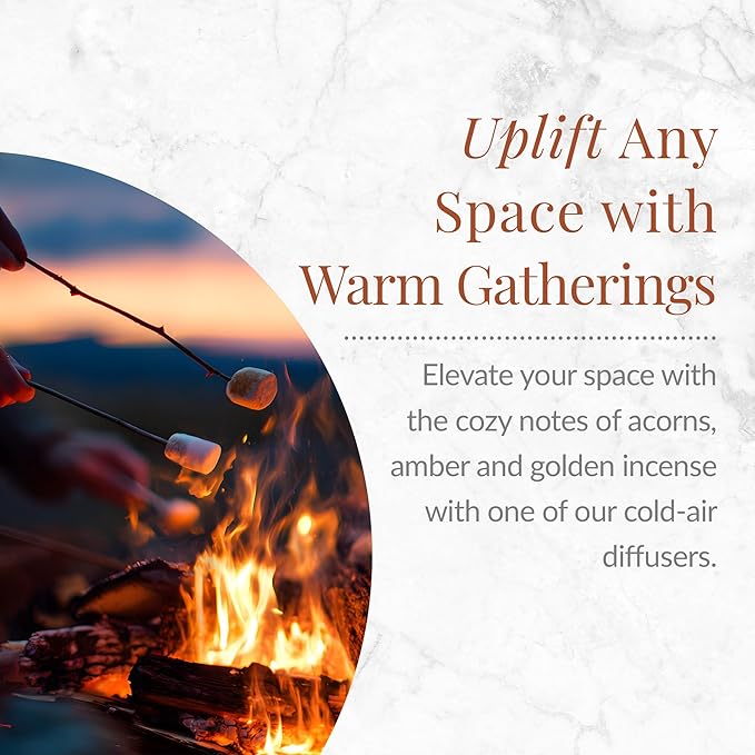 Warm Gatherings Aroma Oil, Holiday Essential Oil Blend for Diffusers & Scent Machines, Comforting Seasonal Fragrance, Cold-Air Compatible, 100mL