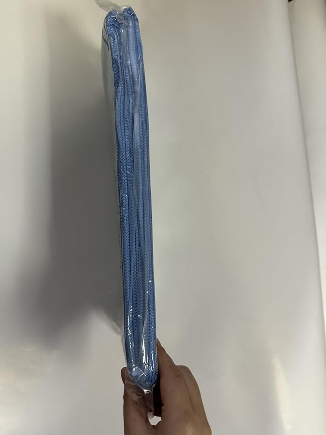 Blue Microfiber Cleaning Cloth 13"x13", Ultra Soft Absorbent Microfiber Cleaning Rags for Housekeeping Cleaning Supplies, Lint Free Reusable Cleaning Cloths for House Washable, Pack of 12