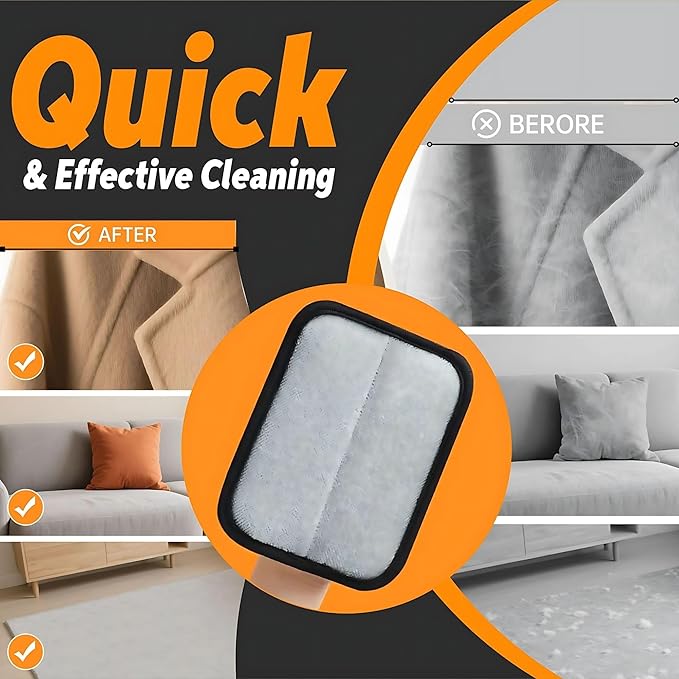 2 Pcs Pet Hair Removal Glove for Cats & Dogs, Upgraded The Magic Brush Pet Hair Remover, Washable & Reusable Pet Hair Glove, Electrostatic Pet Hair Remover Glove for Clothing, Couch, Carpet, Car Seat