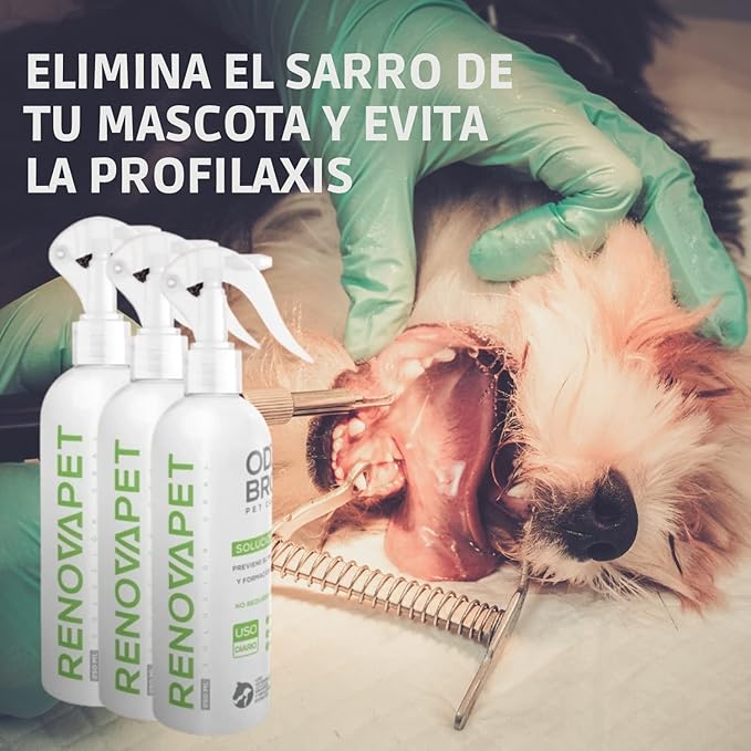 Renovapet Organic Antitartar Oral Care Solution Pets Pay 2 and Carry 3 (Renovapet Oral pay 2 carry 3, 250 Ml)