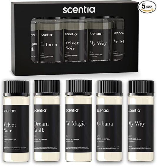 My Way Hotel Diffuser Oil | Aromatherapy Fragrances Inspired by 5-Star Hotels | Luxurious Scents Gift Set-5x20ml Bottles Set-The 1 Hotel Miami Beach & 5-Star Hotels - Thanksgiving & Holiday Gift