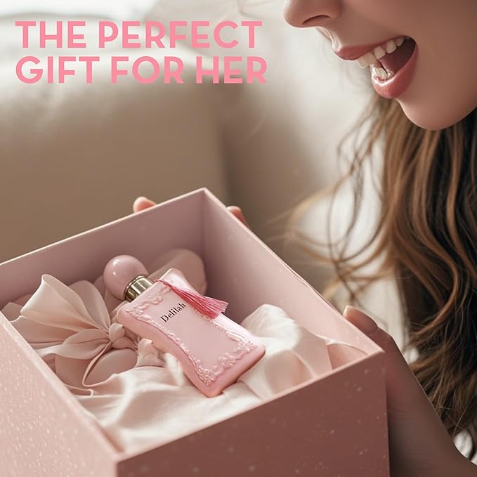 Women's Perfume Set - 2 Pack Eau de Parfum Spray 3.4 Oz Each | Floral Jasmine & Sweet Vanilla with Bergamot & Woody Notes | Long Lasting Original Scent Gift Set for Women (MilaWR&Delilah)