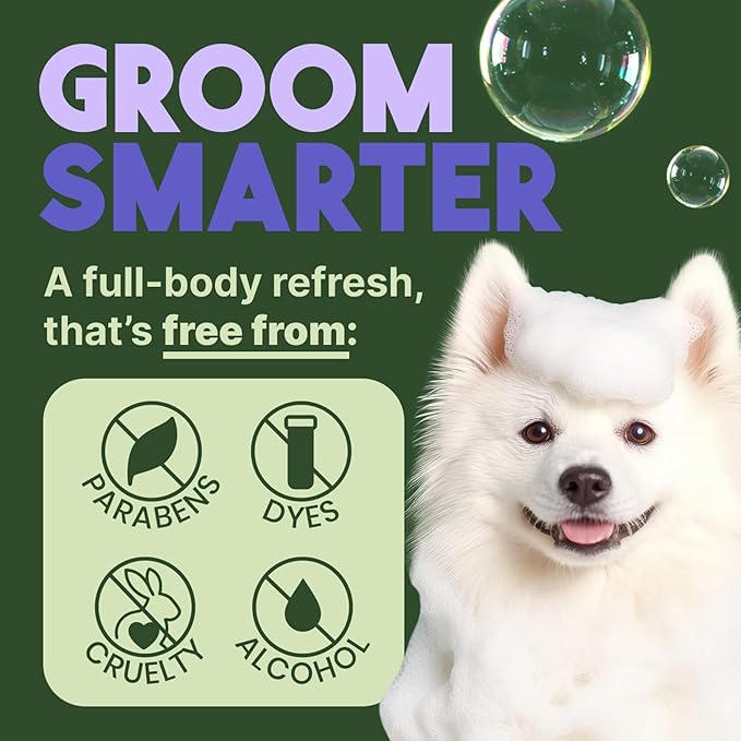 TropiClean Whitening Dog Shampoo, Professional Dog Shampoo, Whitening & Brightening, For All Coat & Color Types, Puppy Safe, Made in USA, 1 Gallon