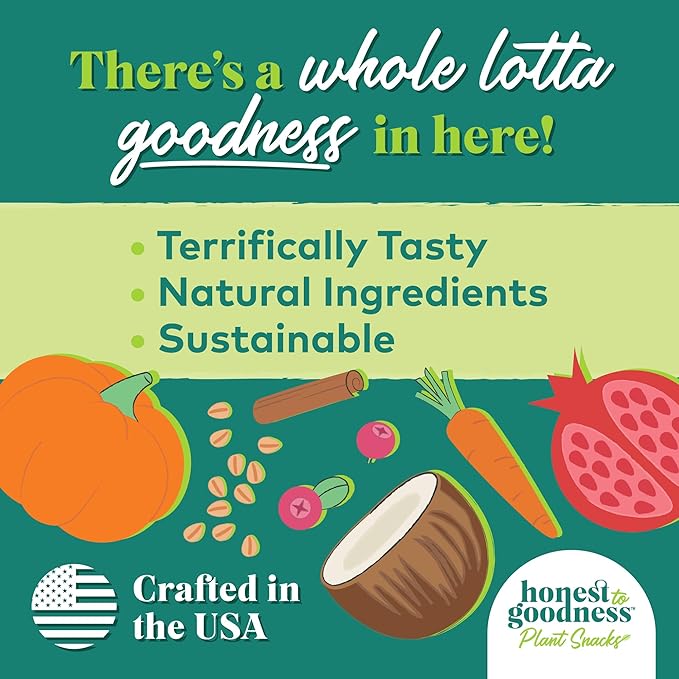 Honest to Goodness Plant Snacks Mellow Belly Pumpkin & Cinnamon Recipe Dog Treats, Enriched with Omega 3s & Postbiotics, 8oz