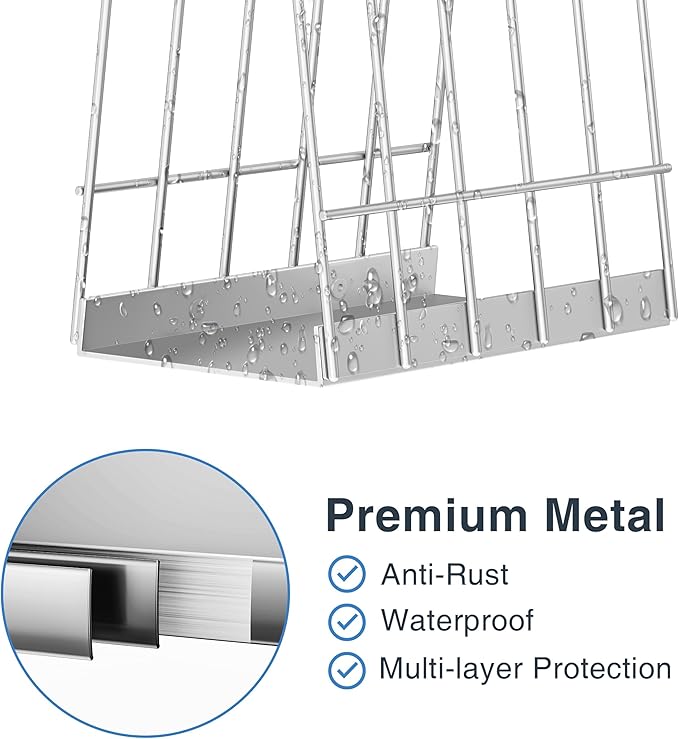 Reusable Sliver Bags Drying Rack: Stainless Steel Multiple Kitchen Storage Organizer