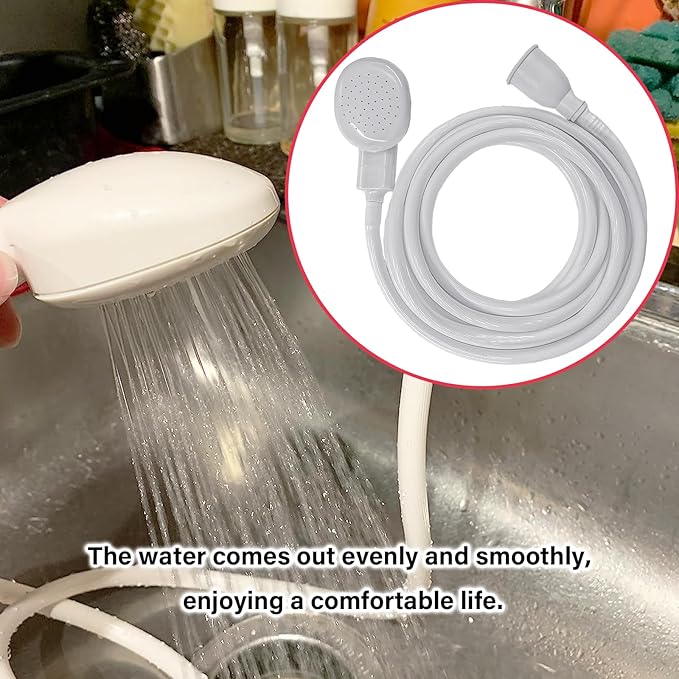 13.12FT/4M Sink Spray Hose,Faucet Sprayer Hose,Sink Hose Attachment for Portable Hand Held Shower Head Sprayer,Shampoo Sprayer Hose for Bathing Baby,Pets,Washing Hair,Rinsing Vegetables