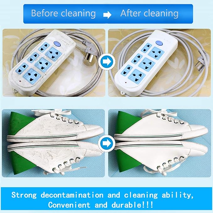 SmilePowo 10 Pack Magic Cleaning Sponges Eraser,Multi-Functional Premium Melamine Sponge Foam Cleaning Pads,Dish,Household Cleaning Sponge for Kitchen,Furniture,Bathroom(3.93x2.75x1.18in)