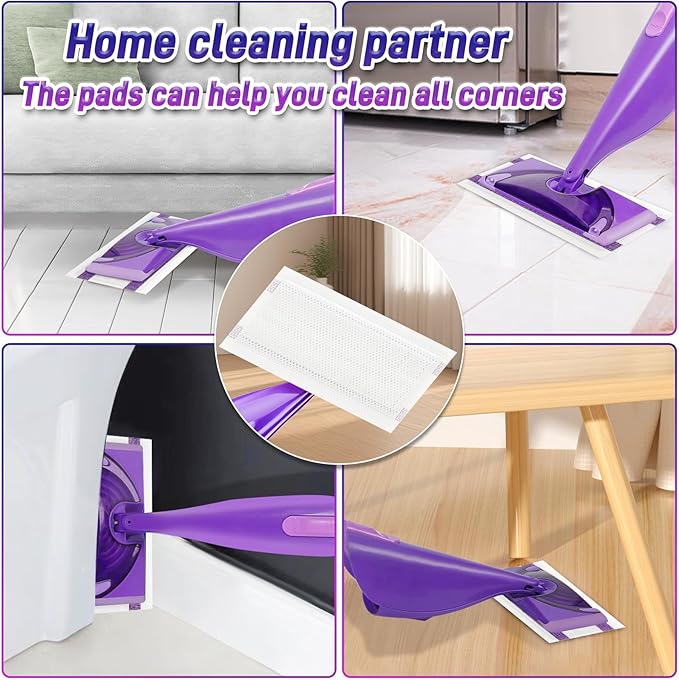 40Pack Mopping Pad Refill for swiffer Wetjet Mop Compatible with swiffer Wet Pads Refill Replacement for swiffer Wet Jet Pads Disposable Multi Surface Floor Mop Pads, Thickness & Absorbent
