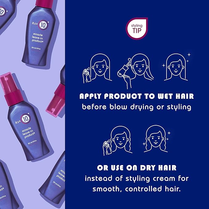 It's a 10 Haircare Miracle Leave-In Product, 2 fl. oz. (Pack of 2)