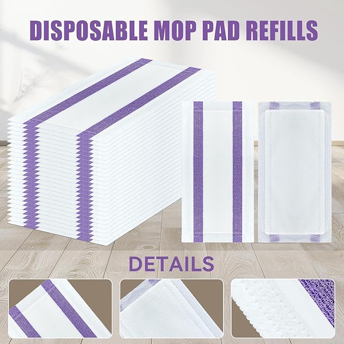 42Count Disposable Wet Pads Refill for Swiffer Wet Jet Spray Mop,Wet Jet Pads for All Floor Types,Disposable Multi Surface Wet Jet Hardwood Floor Cleaner for swiffer Wet Pads Refill