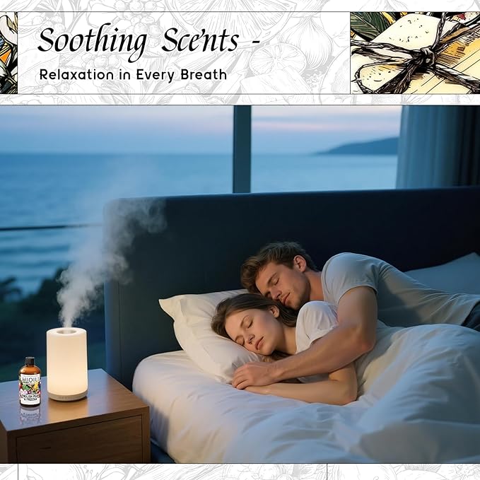 HIQILI Diffuser Oil for Humidifier & Reed Diffusers, Suitable for Home and Other Scenarios, Long Lasting Scent - English Pear & Freesia, 3.38 Fl Oz