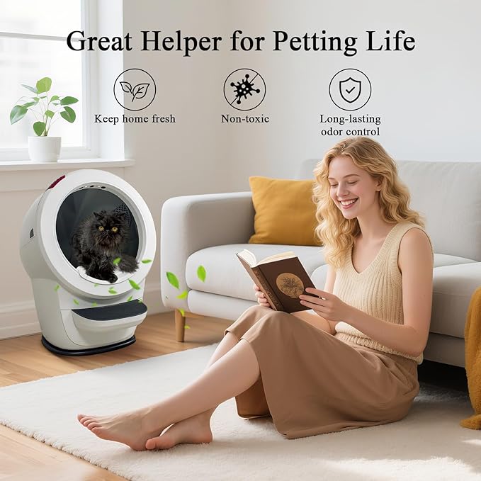 14 Pack Cat Litter Box Odor Eliminator Refills - Compatible with Whisker OdorTrap Pods, Fits Litter Robot 4 Filter Pockets & Litter Robot 3 Waste Drawers