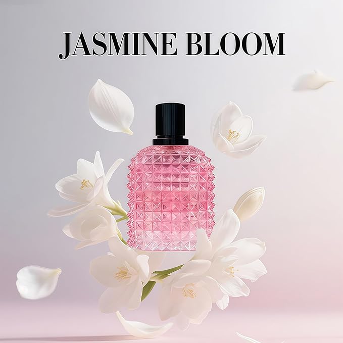 Women's Perfume Set - 2 Pack Eau de Parfum Spray 3.4 Oz Each | Floral Jasmine & Sweet Vanilla with Bergamot & Woody Notes | Long Lasting Original Scent Gift Set for Women (MilaWR&Nice Girl)