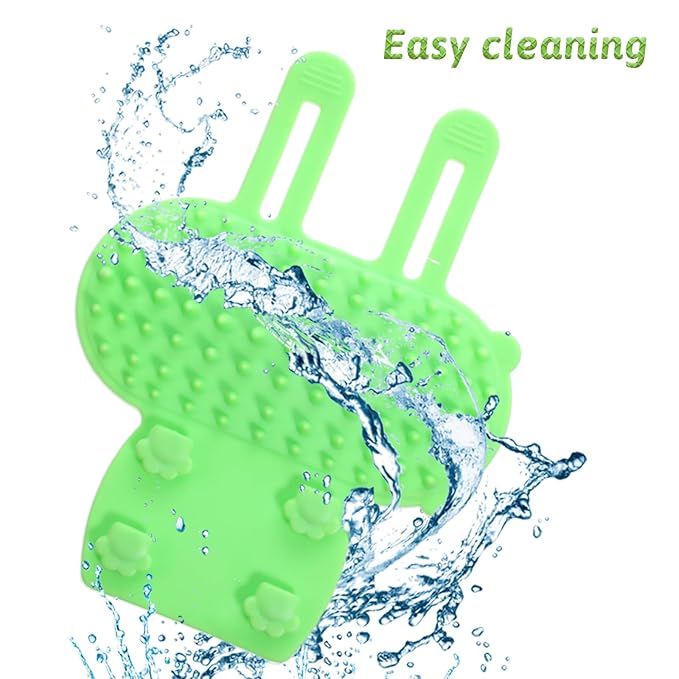 4pcs Self Groomer Corner Catcher for Cats,Cat Face Scratcher,2-in-1 Silicone Cats Brush Combs,Kitty Cat Self Groomer Scratcher for Face,Pet Supplies,Green and Yellow