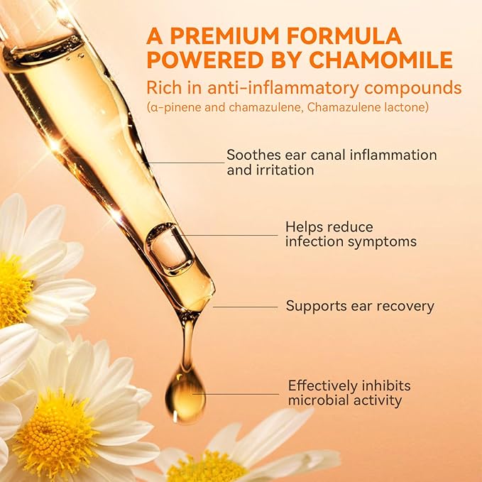 Dog Ear Cleaner, Natural Dog Ear Drops and Infection Treatment, Quantum Silver Dog Ear Cleaning Solution for Itching, Irritation & Wax Build-Up,1oz