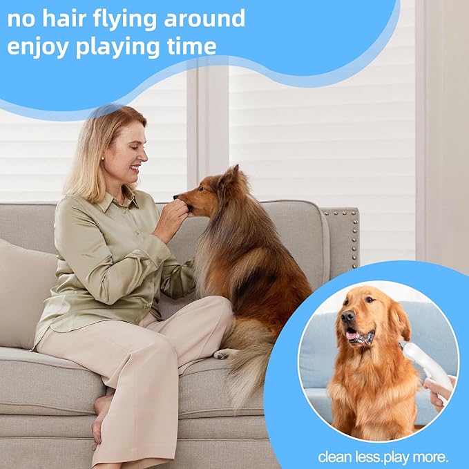 Undercoat Rake for Dogs & Cats, Deshedding Brush for Long haired Pets,Dog Brush for Shedding with Release Button,Best Cat Undercoat Brush&Deshedding Tool for Grooming