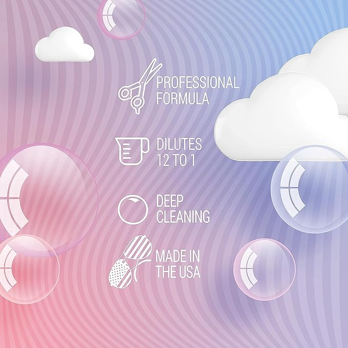 Bubble Bros. 2 in 1 Dog Shampoo and Conditioner for Pets, Gallon - Naturally Derived Ingredients, Eliminates Smelly Pet Odors, Moisturizes and Nourishes, Cleans and Conditions, Bulk Refill Size 128 oz